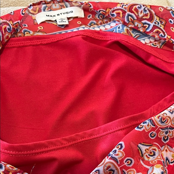 Max Studio Mandala Boho Blouse! - Picture 3 of 7